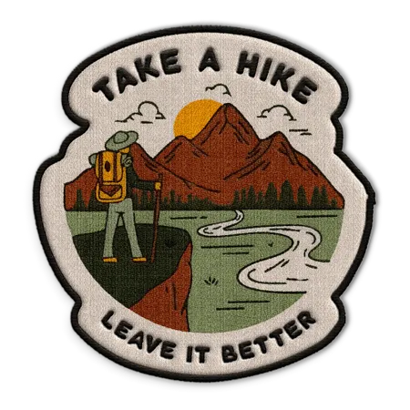 Take A Hike Hat Patch - Custom Patch Factory