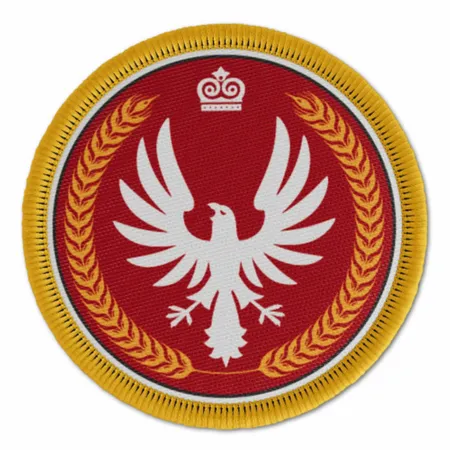 Yellow and Red Bird Military Patch - Custom Patch Factory