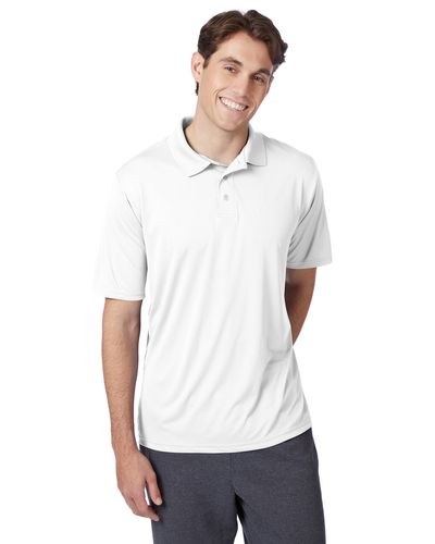 Hanes Men's 4 oz. Cool Dri with Fresh IQ Polo - CustomPatchFactory.Com