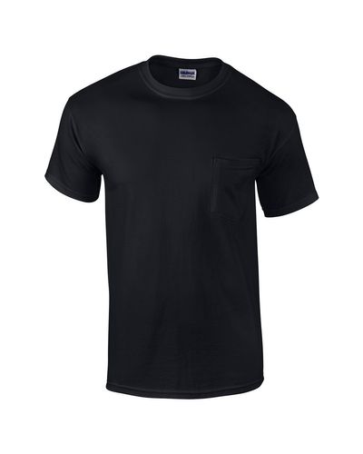 Gildan Adult Ultra Cotton 6 Oz Pocket T Shirt Custompatchfactorycom 8480