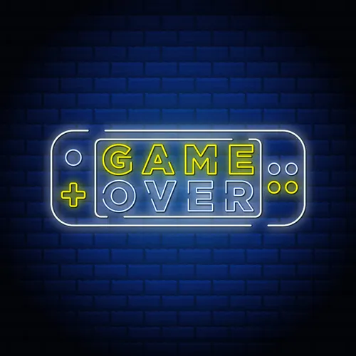 Game Neon Sign - Custom Patch Factory