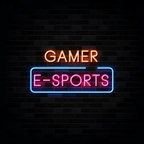 Gamer E-Sport Neon Sign - Custom Patch Factory
