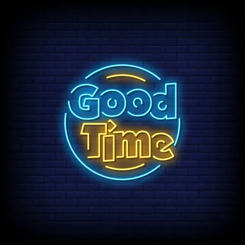 Good Time Neon Sign - Custom Patch Factory