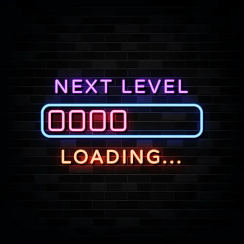 Next Level Neon Sign - Custom Patch Factory