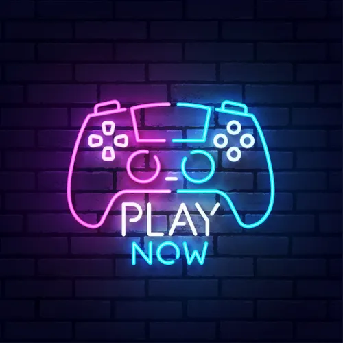 Play Now Neon Sign - Custom Patch Factory