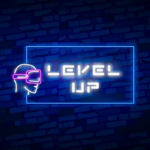 Level Up Neon Sign - Custom Patch Factory