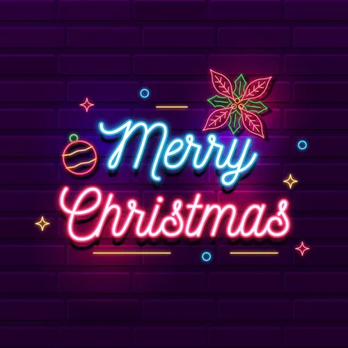 Christmas Eve Welcoming Neon Sign - Custom Patch Factory