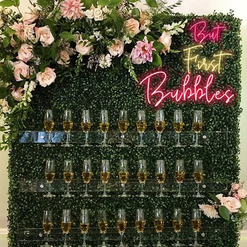 But First Bubbles Neon Sign - Custom Patch Factory