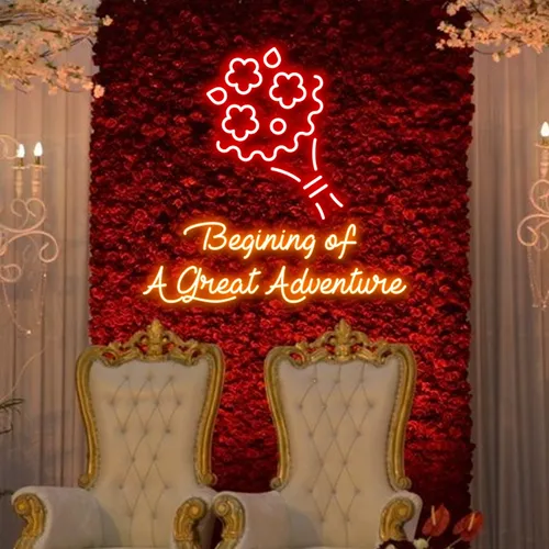 Beginning of a Great Adventure Neon Sign - Custom Patch Factory