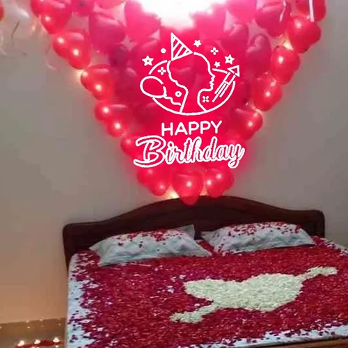 Cute Birthday Art Neon Sign - Custom Patch Factory