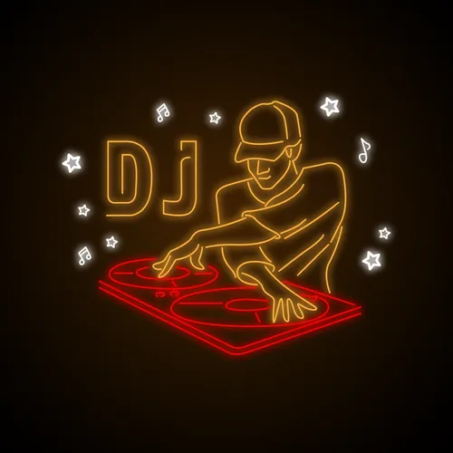 DJ Neon Sign - Custom Patch Factory