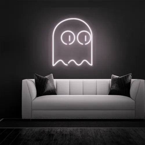 Ghost Neon Sign - Custom Patch Factory