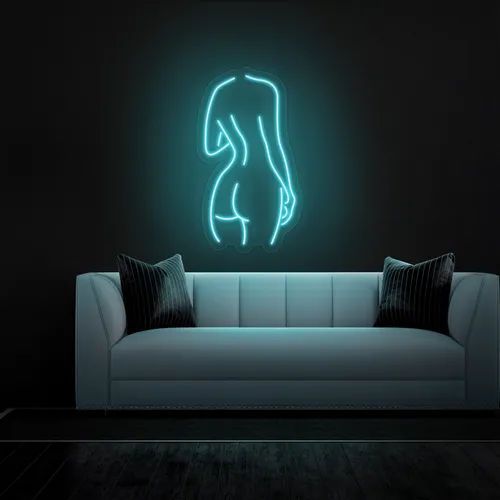 Sexy Silhouette Neon Sign - Custom Patch Factory