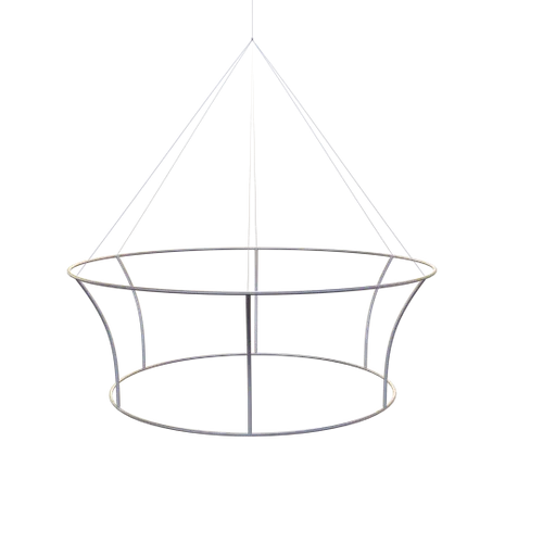 Custom Tapered Circle Personalized Trade Show Hanging Signs - Custom Patch Factory