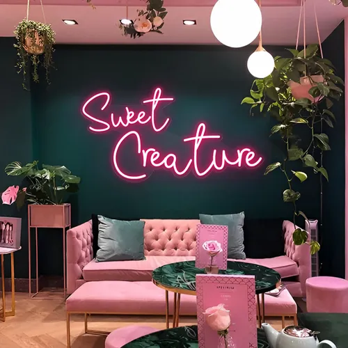 Sweet Creature Neon Sign - Custom Patch Factory