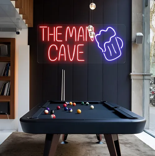 The Man Cave Neon Sign - Custom Patch Factory