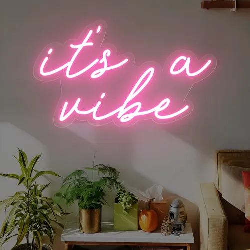 It's a Vibe Neon Sign - Custom Patch Factory