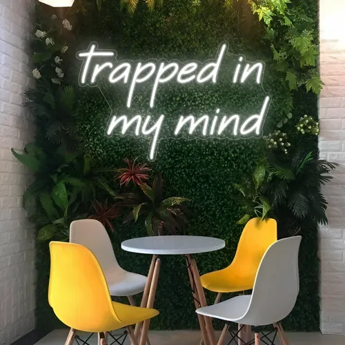 Trapped in my Mind Neon Sign - Custom Patch Factory