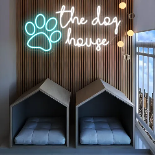 The Dog House Neon Sign - Custom Patch Factory