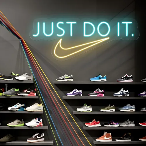 Just Do It Neon Sign - Custom Patch Factory