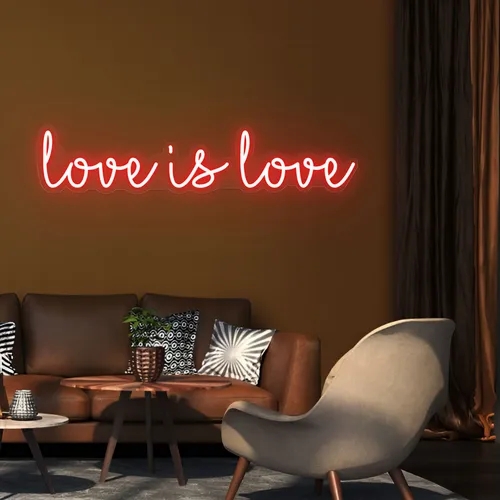 Love Is Love Neon Sign - Custom Patch Factory