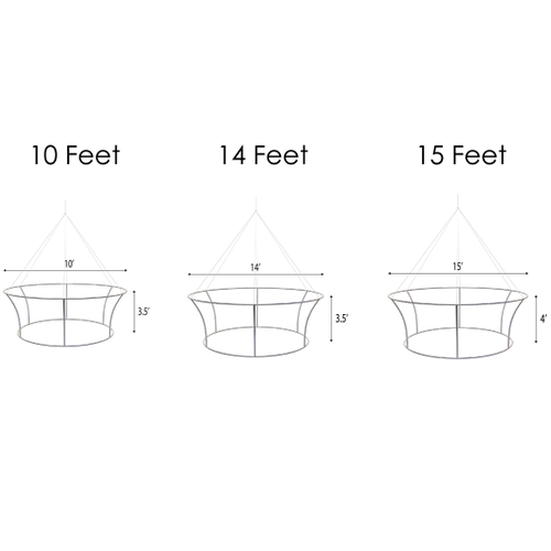 Custom Tapered Circle Personalized Trade Show Hanging Signs - Custom Patch Factory