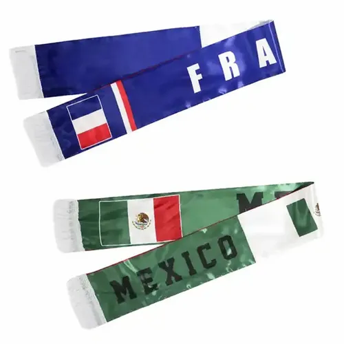Soccer Fan Scarf - Custom Patch Factory