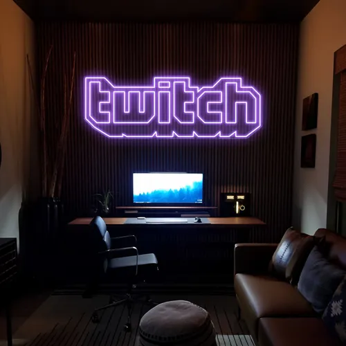 Twitch Neon Signs - Custom Patch Factory