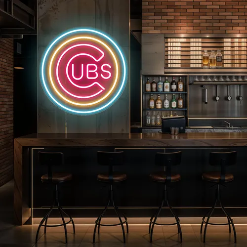 Cubs Neons Sign - Custom Patch Factory