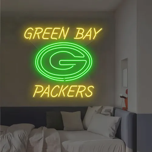 Green Bay Packers Neon Sign - Custom Patch Factory