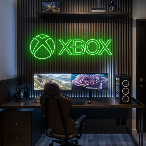 Xbox Neon Sign - Custom Patch Factory