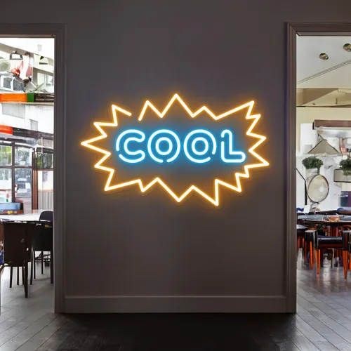 Amazingly Cool Neon Sign - Custom Patch Factory