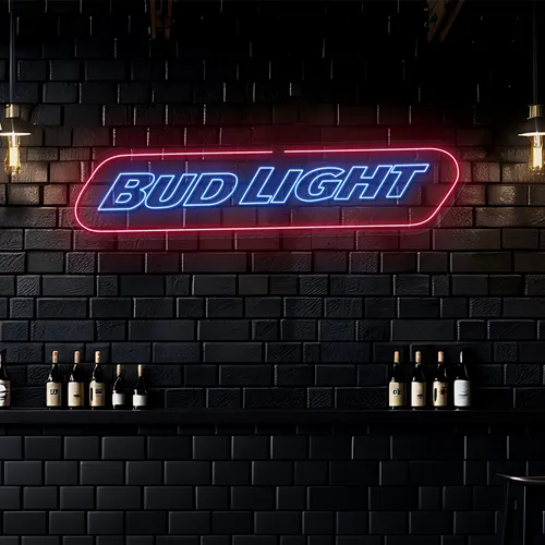 Chill Bud Light Neon Sign - Custom Patch Factory