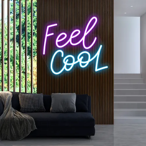 Feel Cool Neon Sign - Custom Patch Factory