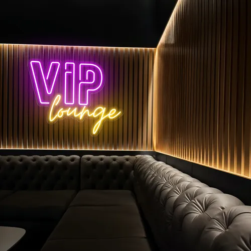 VIP Lounge Neon Signs - Custom Patch Factory