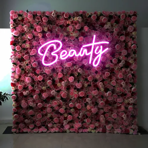 Radiant Beauty Pink Neon Sign - Custom Patch Factory