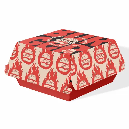 Hamburger Box - Custom Patch Factory