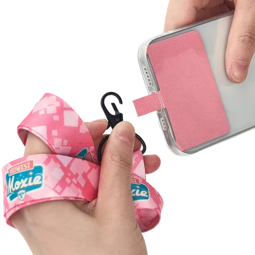 Lanyard & Blank Insert Phone Wallet - Custom Patch Factory