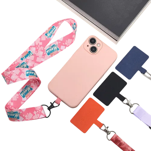 Lanyard & Blank Insert Phone Wallet - Custom Patch Factory