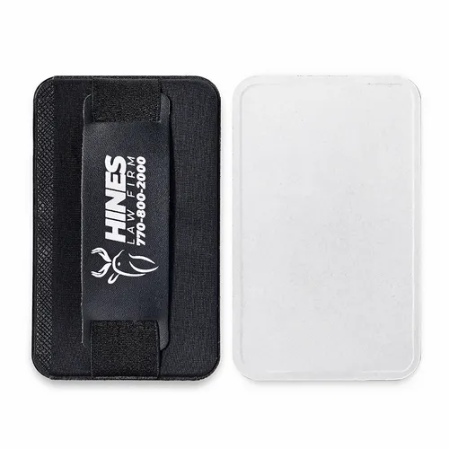 Leather Phone Wallet with Hand Grip - Custom Patch Factory