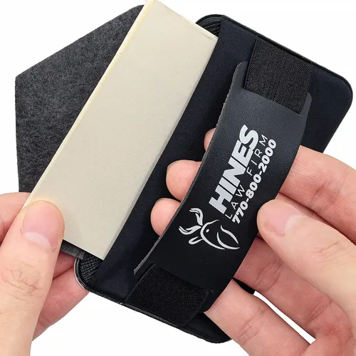 Leather Phone Wallet with Hand Grip - Custom Patch Factory
