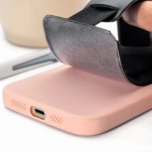 Leather Phone Wallet with Hand Grip - Custom Patch Factory