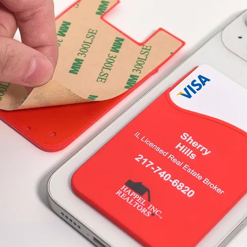 Silicone Phone Wallet Card Holder - Custom Patch Factory