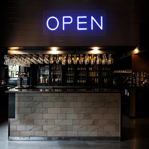 Mini Open Neon Sign - Custom Patch Factory