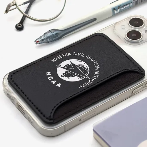 Leather Phone Wallet with Side Slit - Custom Patch Factory