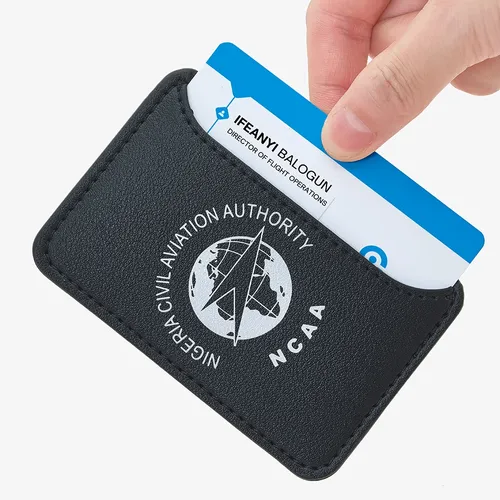 Leather Phone Wallet with Side Slit - Custom Patch Factory