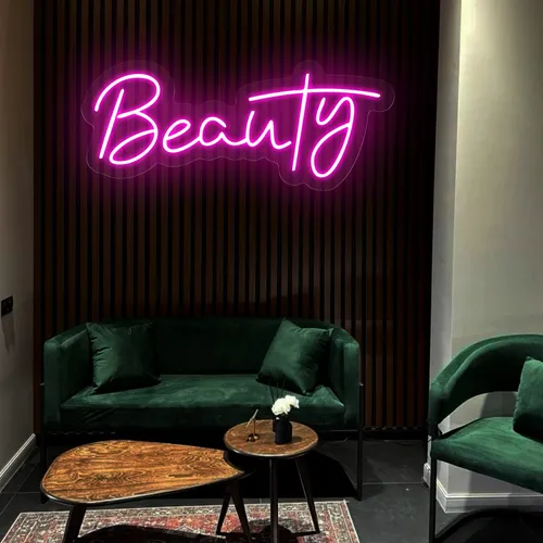Beauty Neon Sign - Custom Patch Factory
