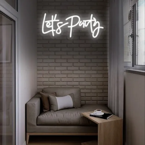 Mini Lets Party Neon sign - Custom Patch Factory