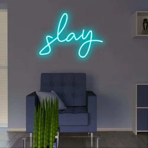 Slay Neon Sign - Custom Patch Factory