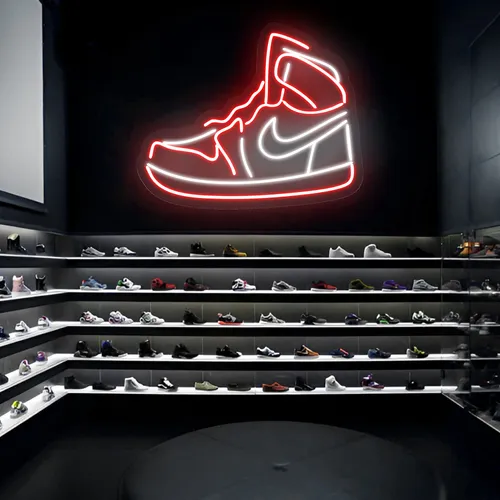 Mini Sneaker Neon Sign - Custom Patch Factory